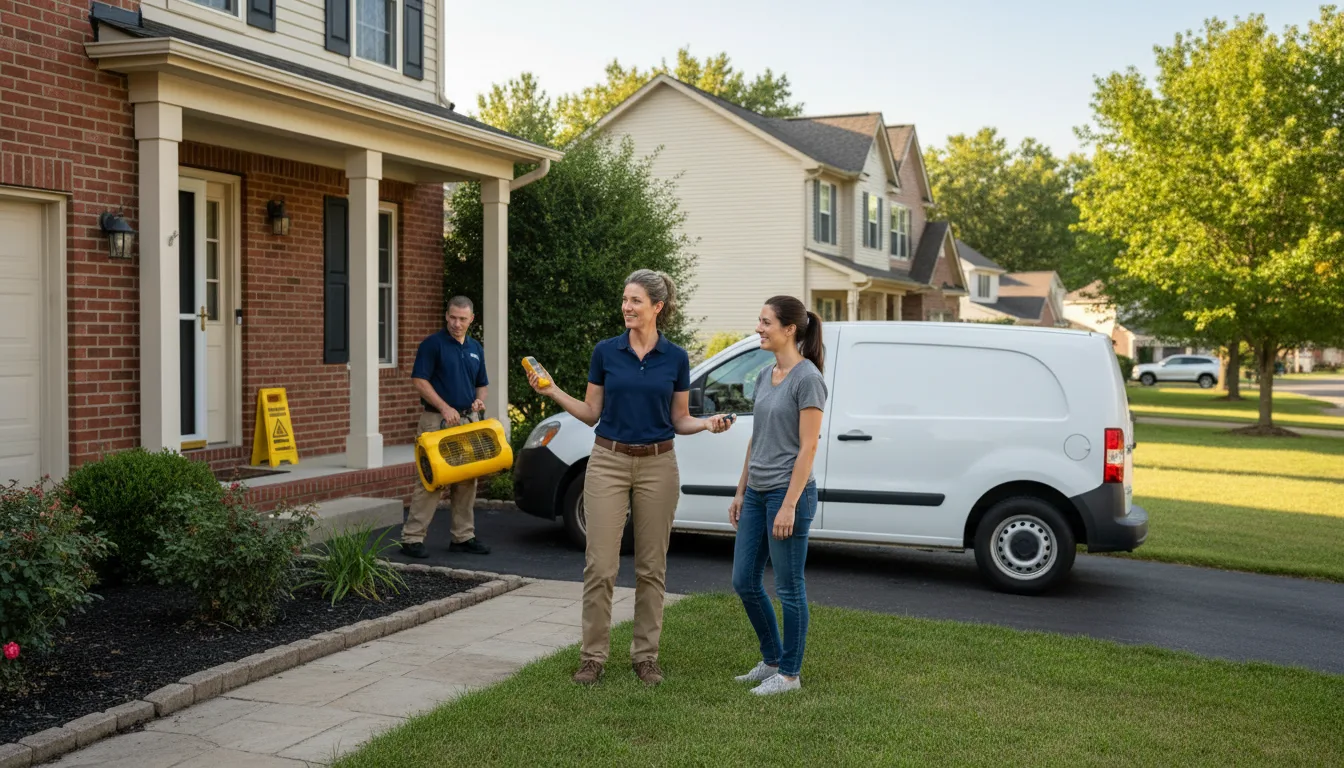 Water restoration image for Water Damage & Restoration Services in Montgomery Center, VT